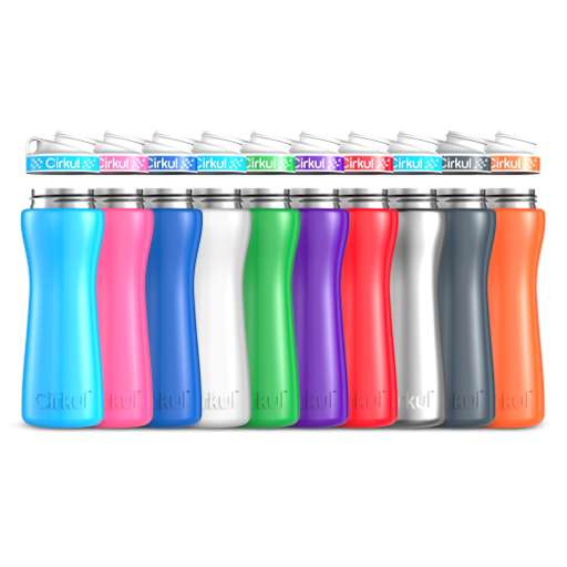 22oz. Stainless Steel Bottle & Comfort Grip Lid J0