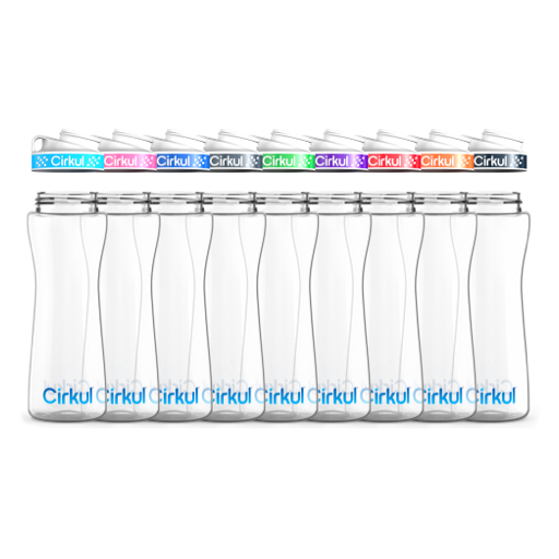 22oz. Plastic Bottle & Comfort Grip Lid C2