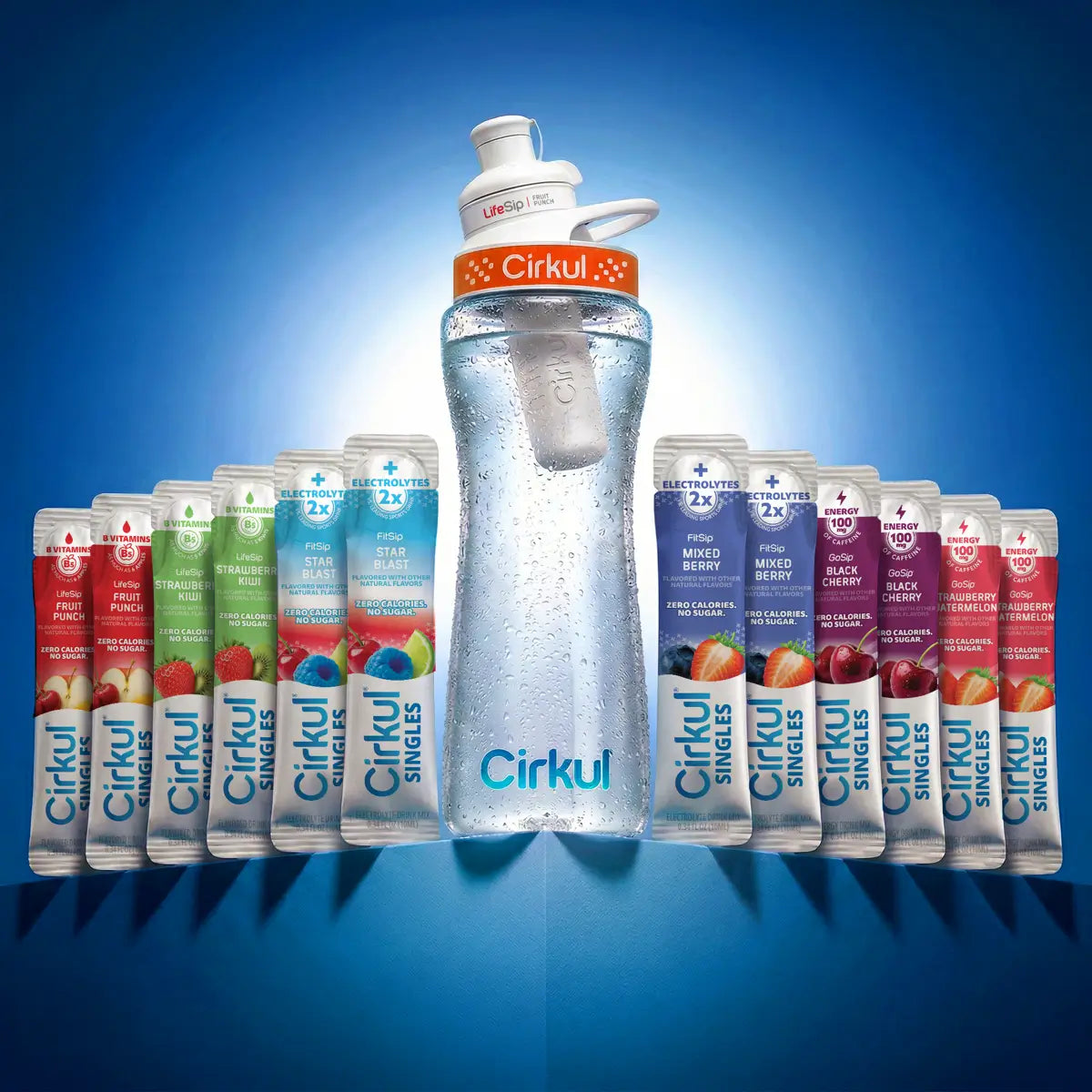 22oz. Plastic Bottle, LifeSip® Fruit Punch, & 18pk Singles H8