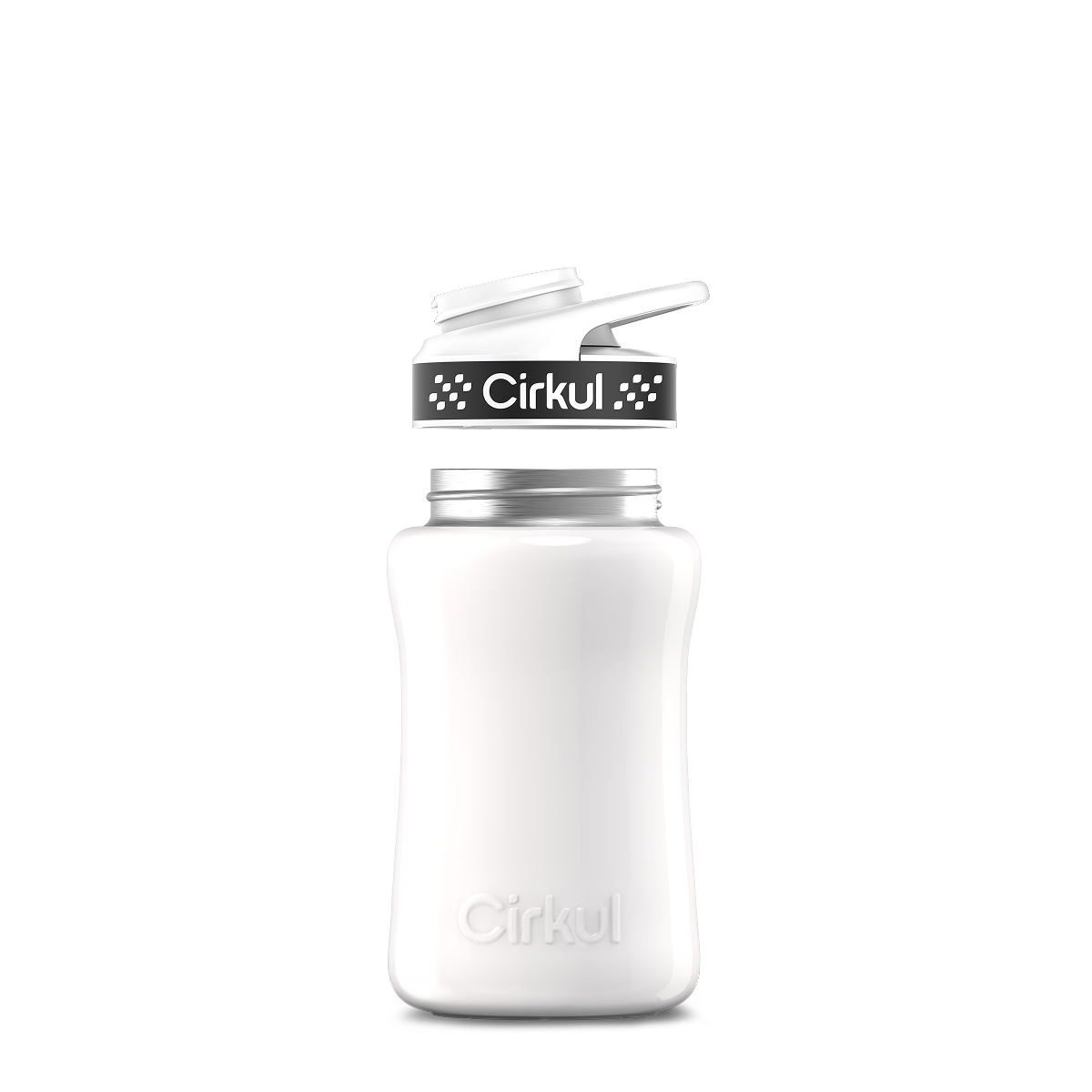 12oz. Stainless Steel Bottle & Comfort Grip Lid O4