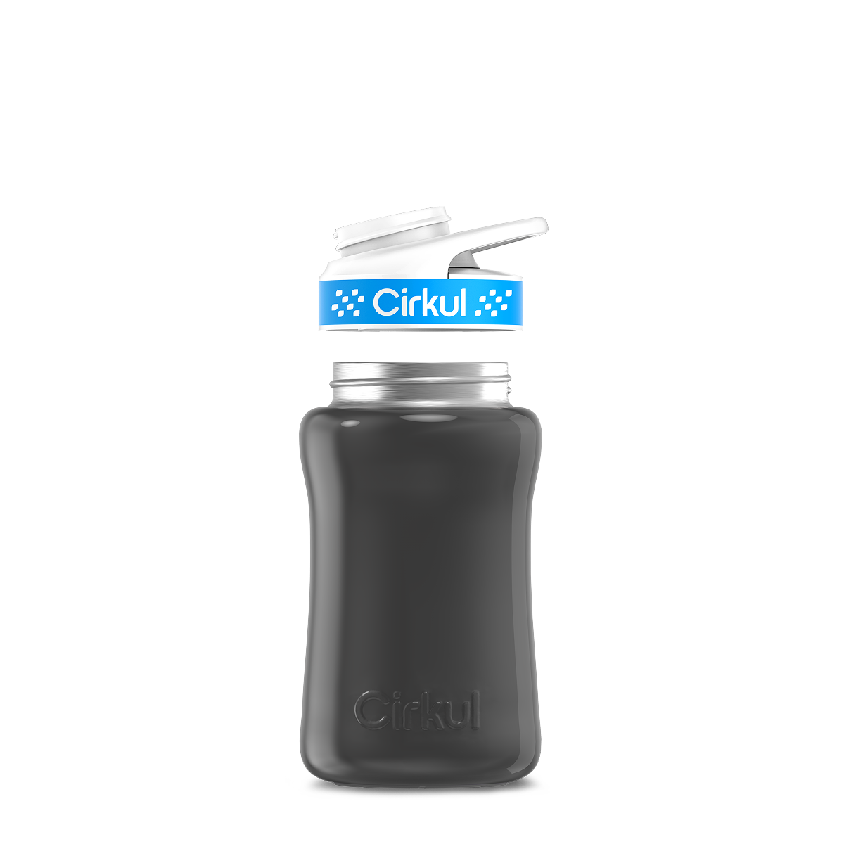12oz. Stainless Steel Bottle & Comfort Grip Lid U5