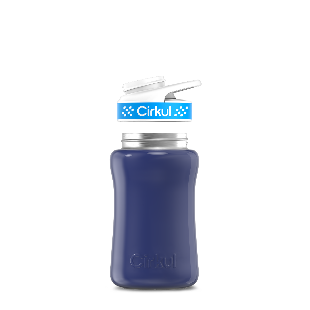 12oz. Stainless Steel Bottle & Comfort Grip Lid U5
