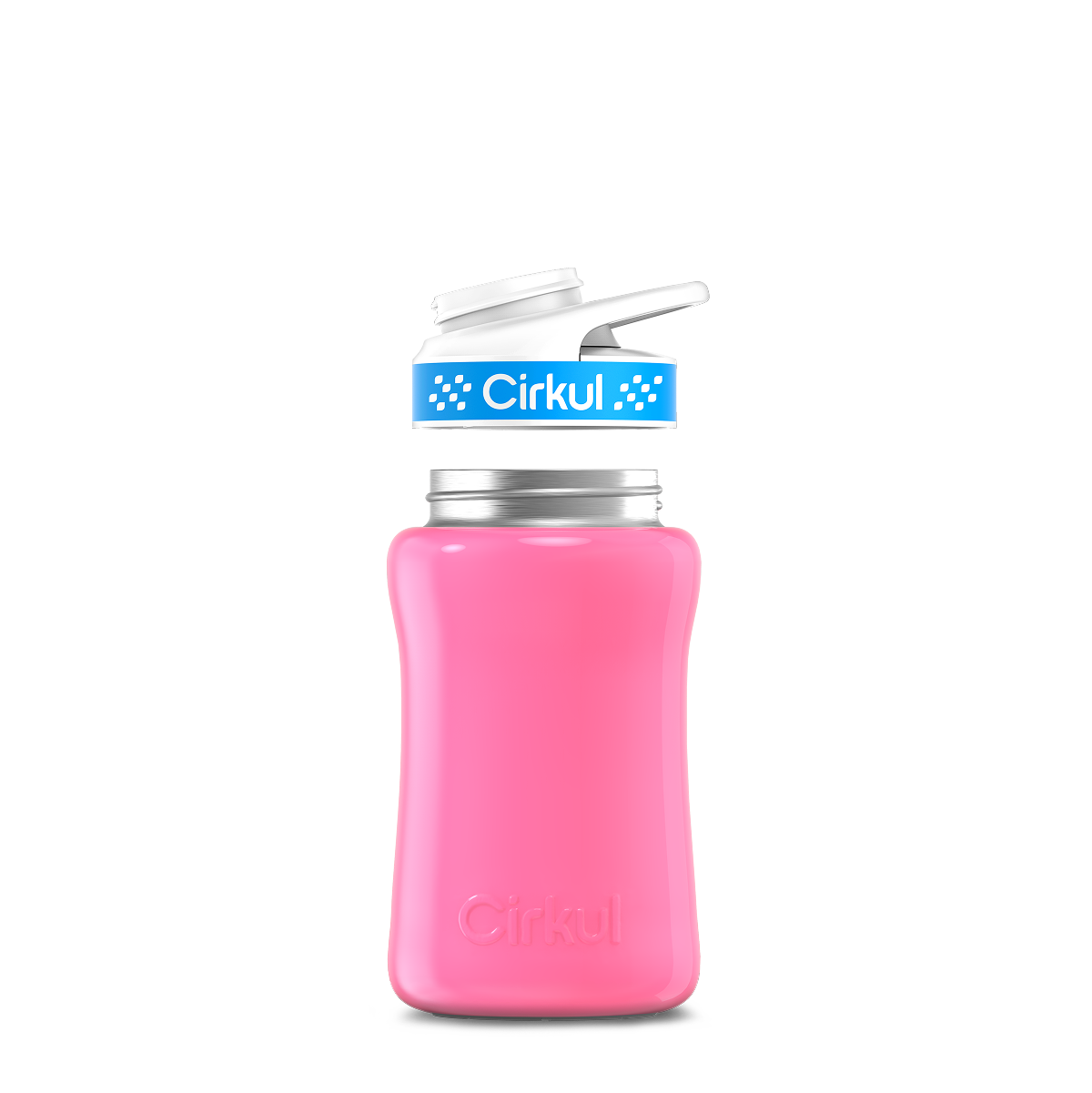 12oz. Stainless Steel Bottle & Comfort Grip Lid U5