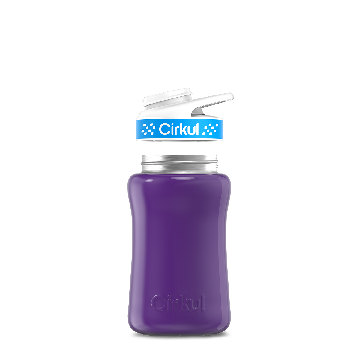 12oz. Stainless Steel Bottle & Comfort Grip Lid U5
