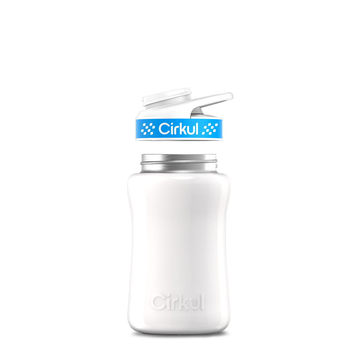 12oz. Stainless Steel Bottle & Comfort Grip Lid O4