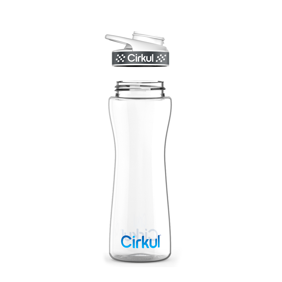 22oz. Plastic Bottle & Comfort Grip Lid P4