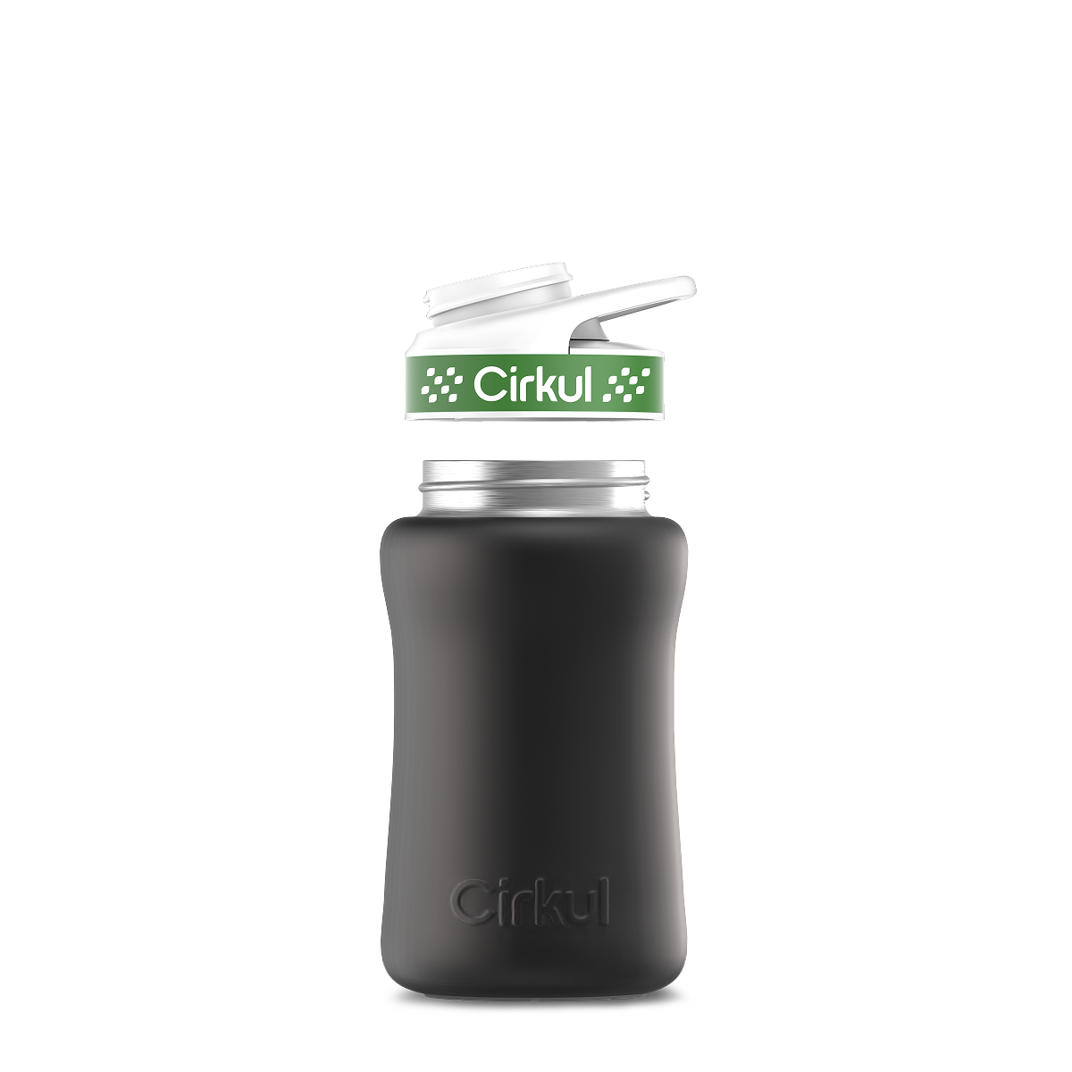 12oz. Stainless Steel Bottle & Comfort Grip Lid U5