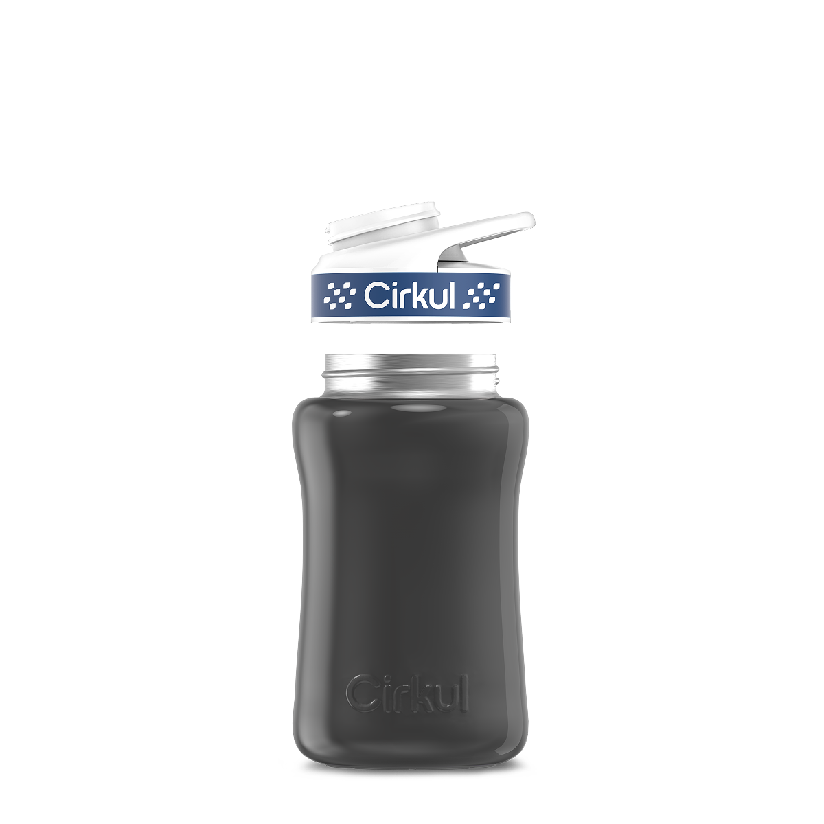 12oz. Stainless Steel Bottle & Comfort Grip Lid O4