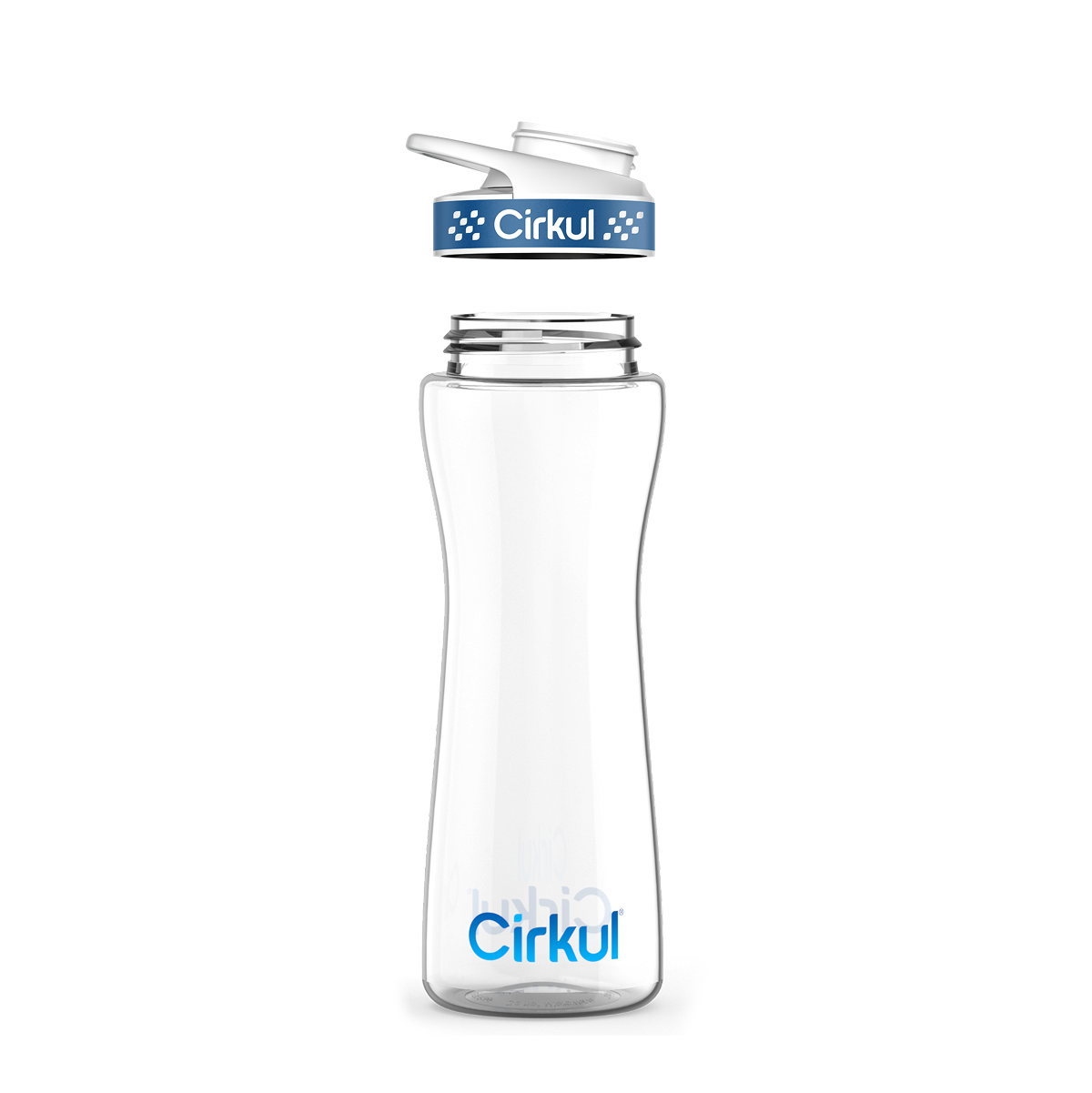 22oz. Plastic Bottle & Comfort Grip Lid P4