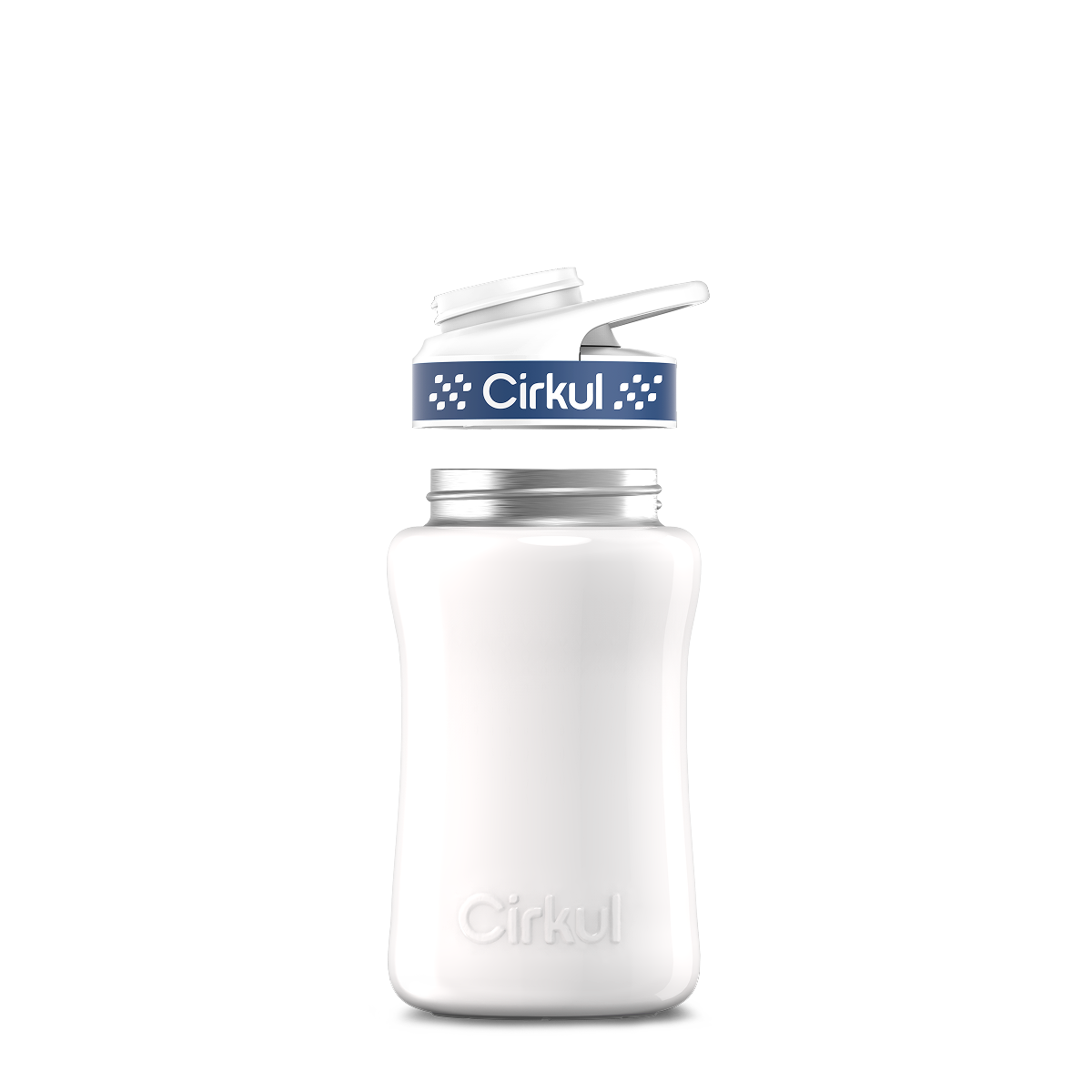 12oz. Stainless Steel Bottle & Comfort Grip Lid O4