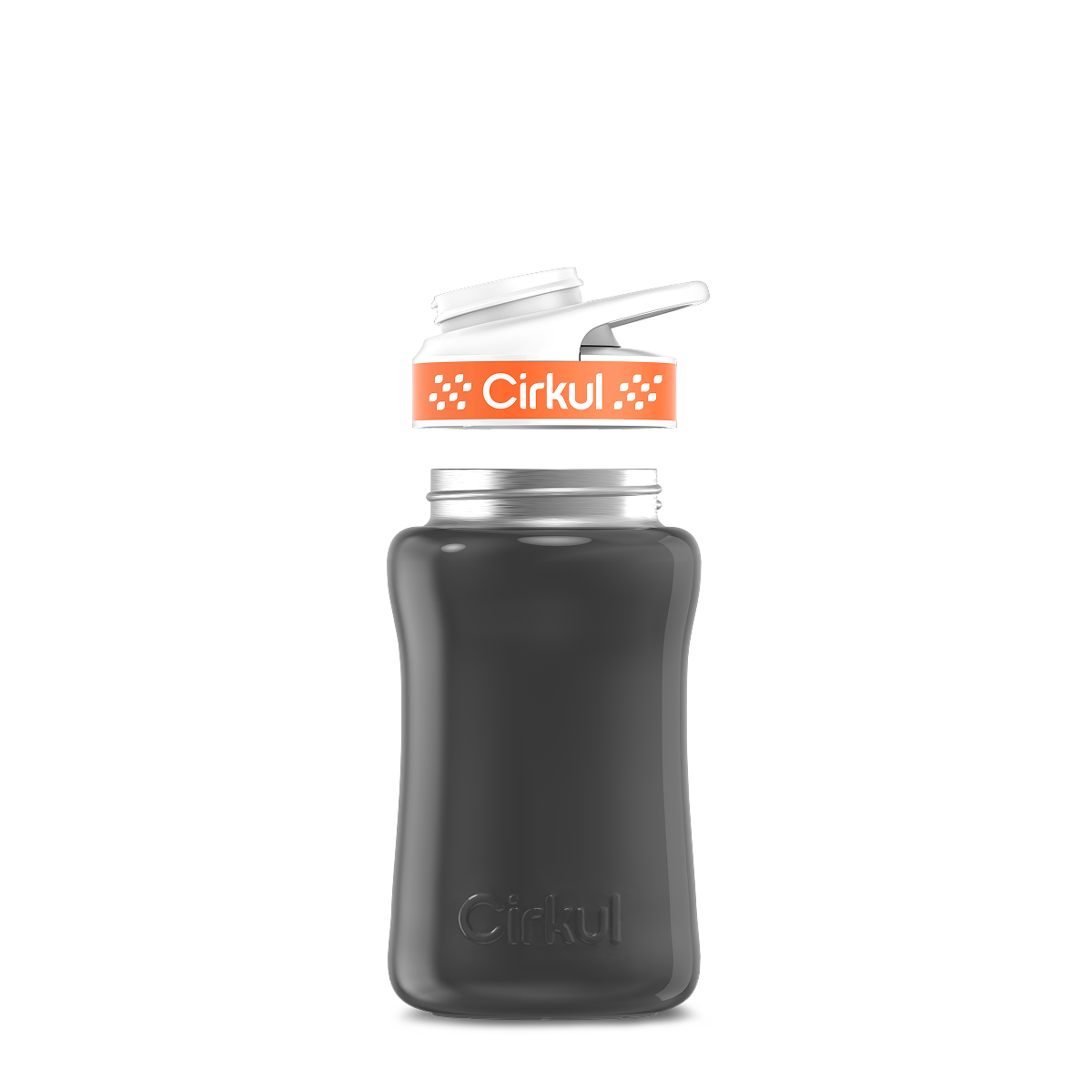12oz. Stainless Steel Bottle & Comfort Grip Lid O4