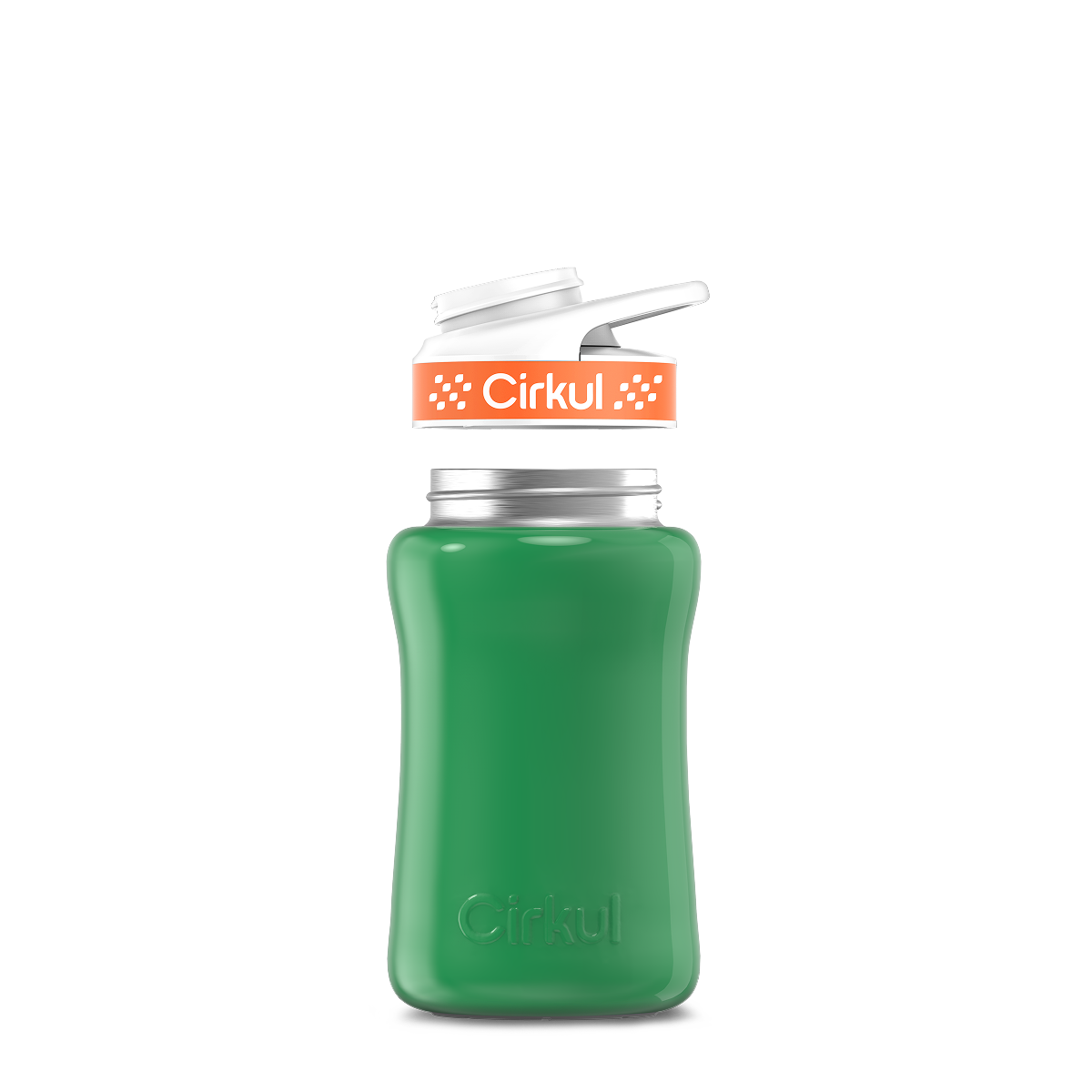 12oz. Stainless Steel Bottle & Comfort Grip Lid O4