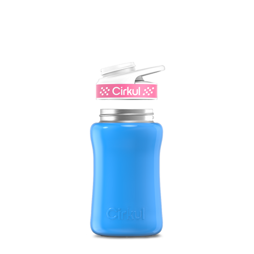 12oz. Stainless Steel Bottle & Comfort Grip Lid U5