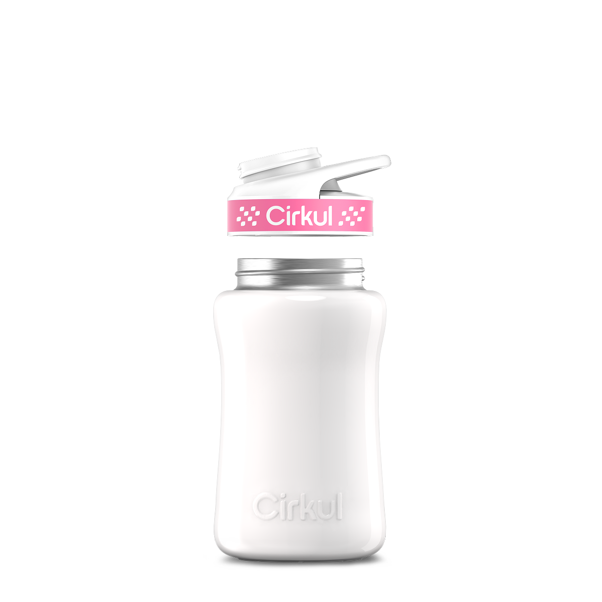 12oz. Stainless Steel Bottle & Comfort Grip Lid U5