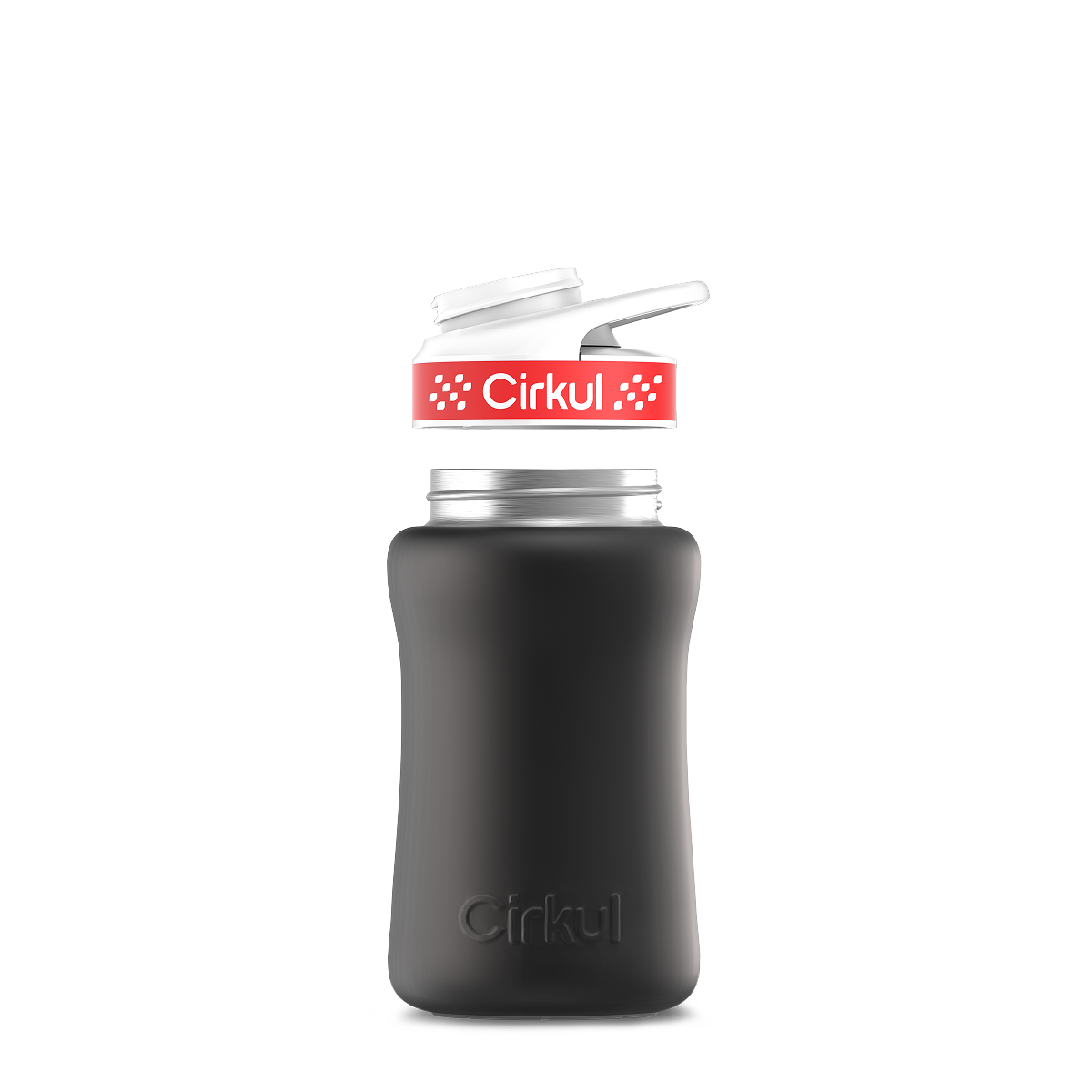 12oz. Stainless Steel Bottle & Comfort Grip Lid O4