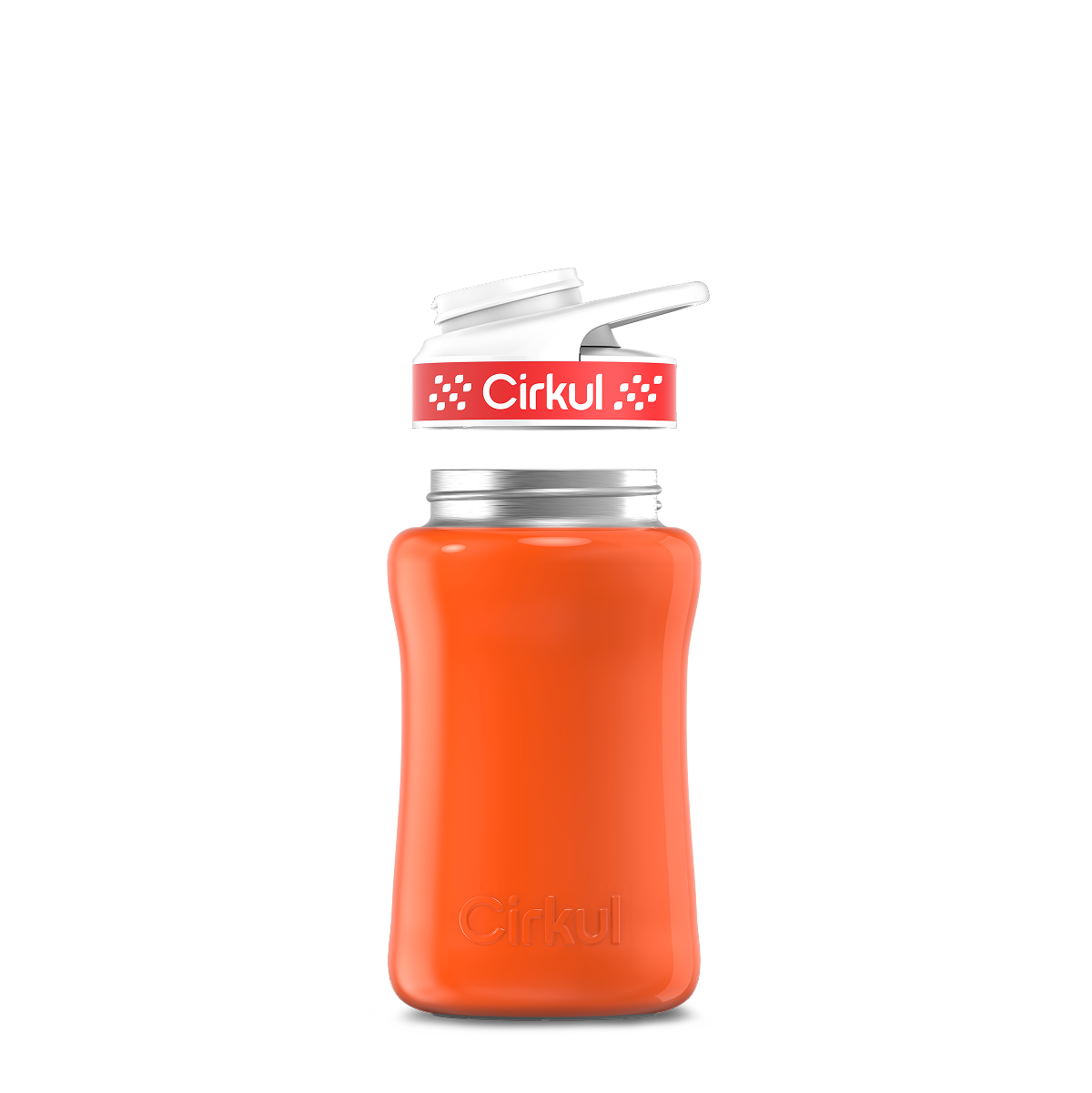12oz. Stainless Steel Bottle & Comfort Grip Lid O4