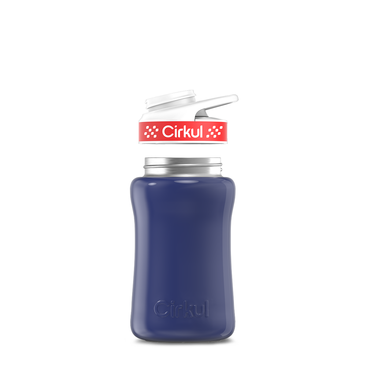 12oz. Stainless Steel Bottle & Comfort Grip Lid U5