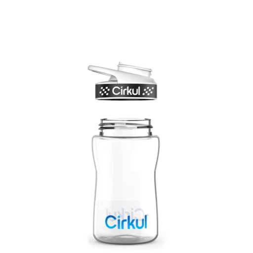 12oz. Plastic Bottle & Comfort Grip Lid I7