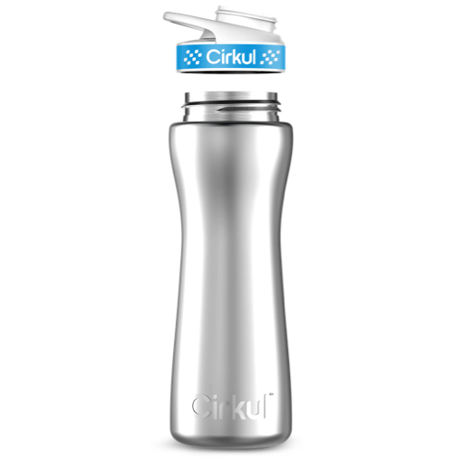 22oz. Stainless Steel Bottle & Comfort Grip Lid J0