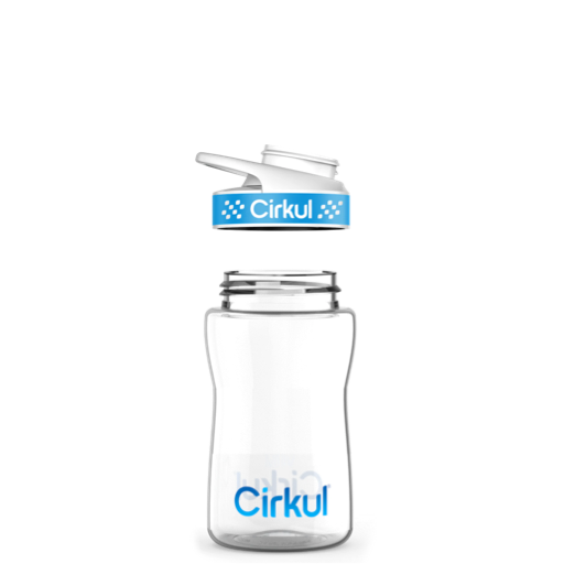 12oz. Plastic Bottle & Comfort Grip Lid P0