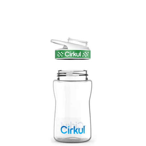 12oz. Plastic Bottle & Comfort Grip Lid P0