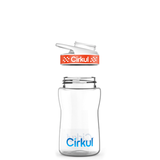 12oz. Plastic Bottle & Comfort Grip Lid P0
